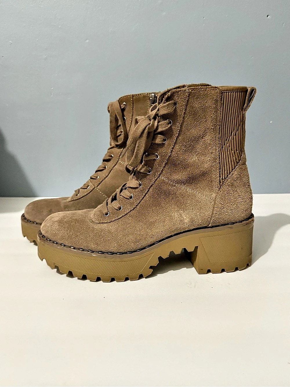 Vince Camuto Suede Bootie Brown